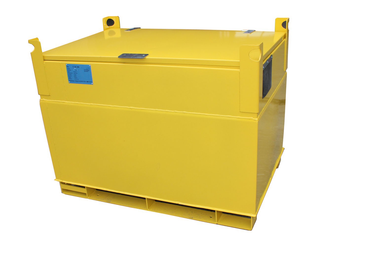 KUBICUS® 450L doppelwandiger Transportbehälter mit Zulassung in der Schweiz