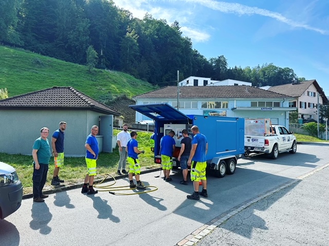 200kVA IMS Netzersatzanlage mobile, Stage 5, 64dB, 3480kg,  Einzelbetrieb - Stationfreischaltung - Automatischer Parallelbetrieb (Spitzenlastbetrieb)